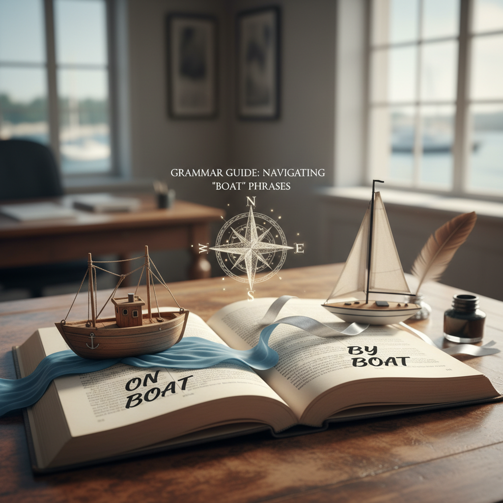 On Boat vs By Boat Grammar Guide