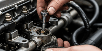 Professional photograph related to: Where Is the Bleed Screw on a Diesel Engine? How to Bleed Your M