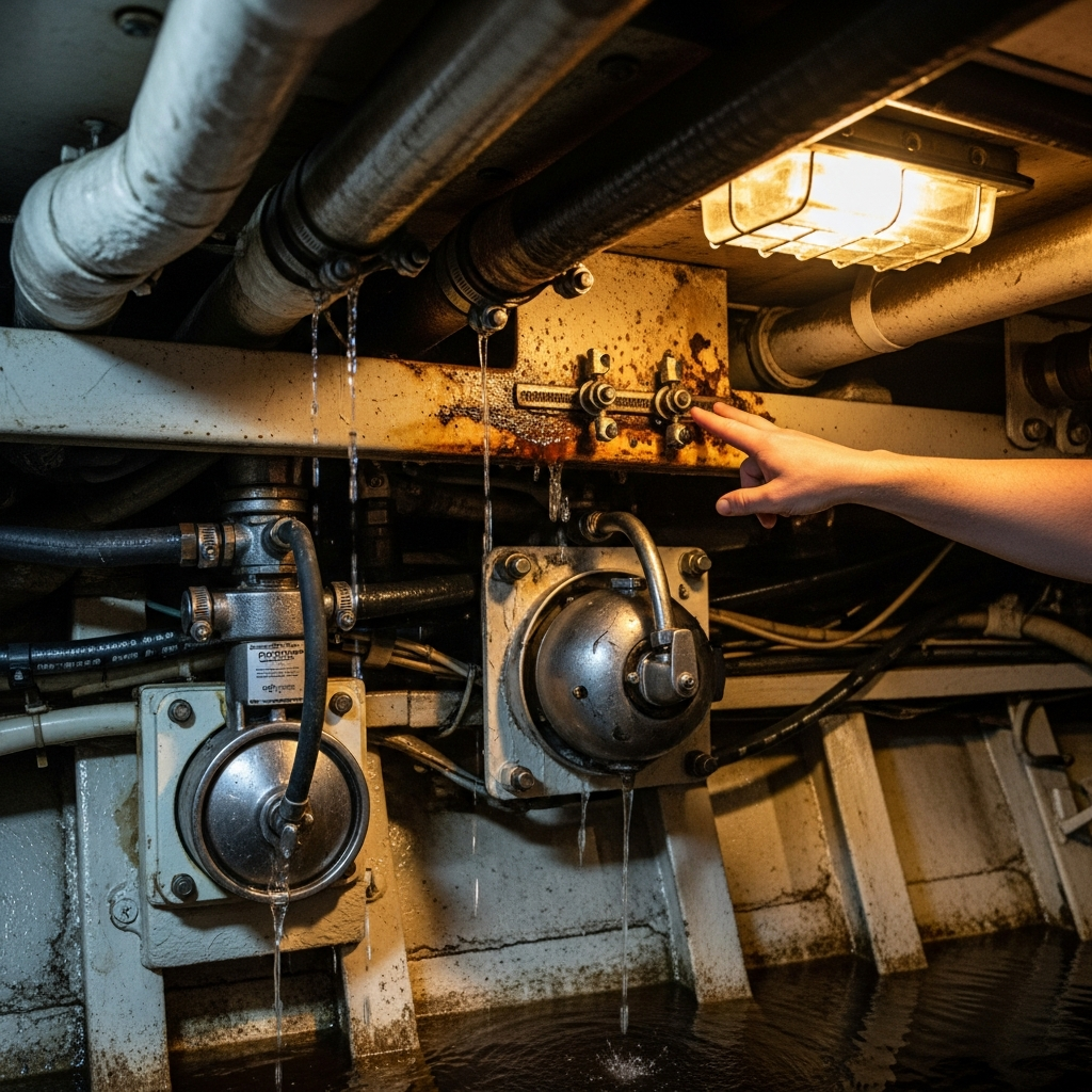 Trawler Engine Room Flooding Prevention and Response
