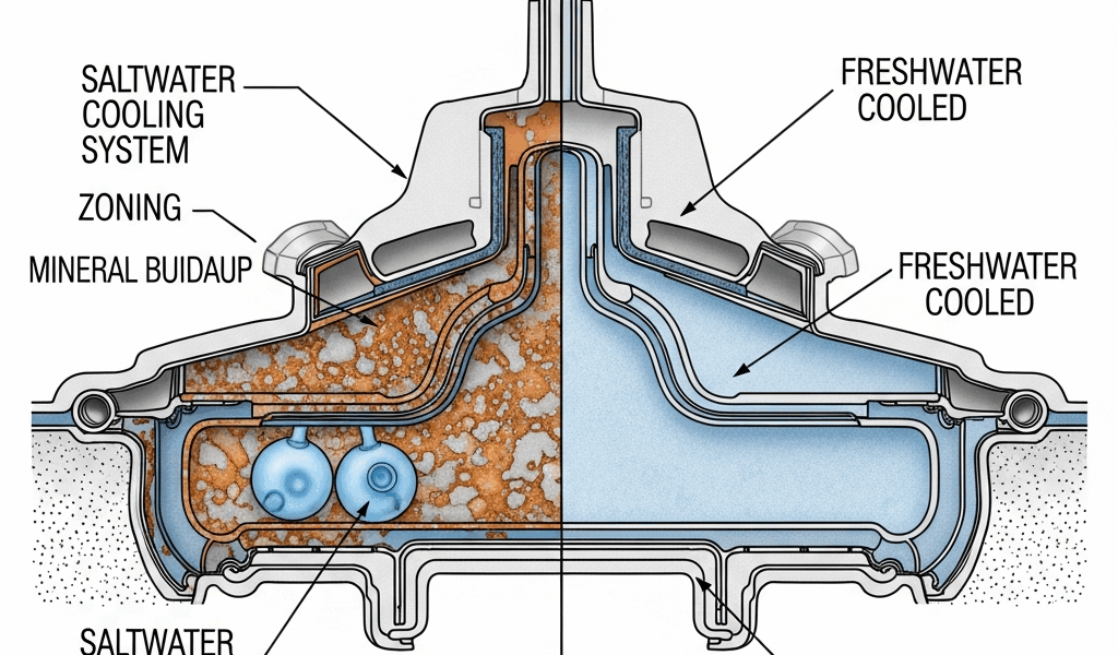 Freshwater vs Saltwater Cooling Systems for Trawlers