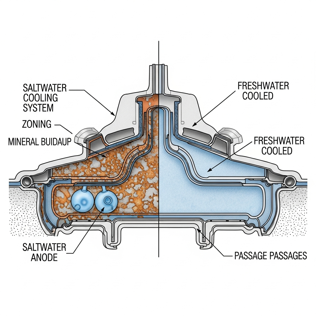 Freshwater vs Saltwater Cooling Systems for Trawlers