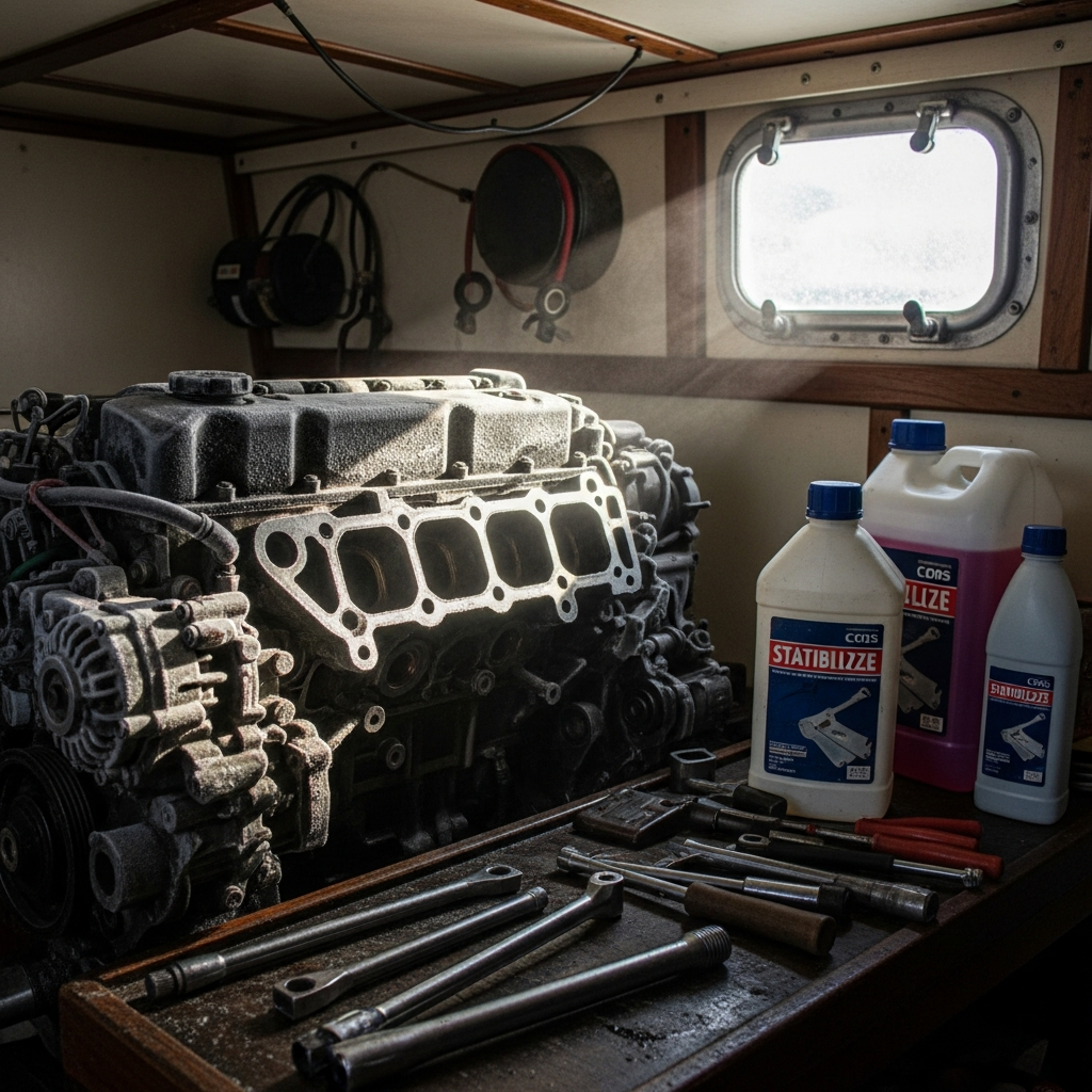 How to Winterize a Trawler Diesel Engine Properly