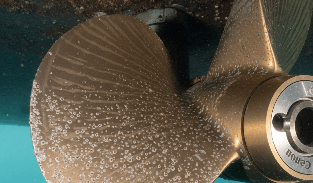 Trawler Propeller Cavitation Damage Prevention and Repair
