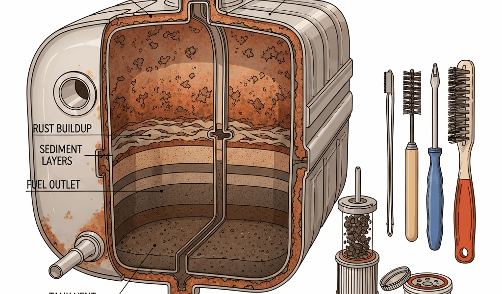 Great Loop Trawler Fuel Tank Corrosion Prevention