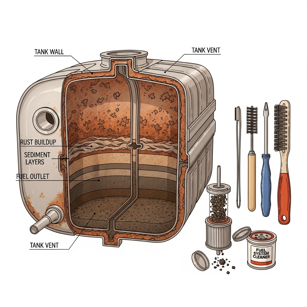 Great Loop Trawler Fuel Tank Corrosion Prevention